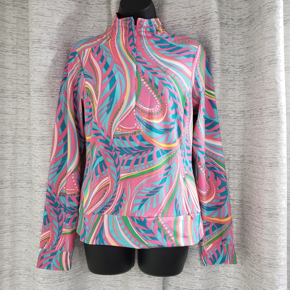 🌴Lilly Pulitzer Half Zip Pullover/Luxletic//Sz S